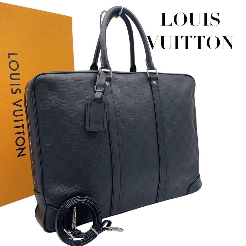 Louis Vuitton Damier Infini Handbag Black